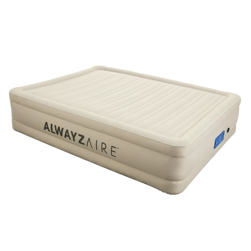 Bestway Alwayzaire Fortech Airbed with Builtin Ac Pump, 17 inch