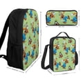 thumbnail image 2 of Goofy Goof Anime Print School Bag 3 Pcs Set, Backpack, Lunch Bag, Pencil Storage Bag, 2 of 8