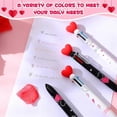 thumbnail image 3 of Valentine'S Day Heart Shape Pens Bulk, Retractable Ballpoint Pens for Valentine'S Day Adults Women N, 3 of 5