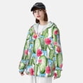 thumbnail image 5 of Fotbe Flowers and Cactus Men's Women's UPF 50+ Sun Protection Jacket Hooded Cooling Shirt with Pockets Hiking Outdoor Performance-XX-Large, 5 of 9