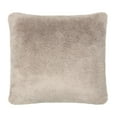 thumbnail image 1 of Chanasya Faux Fur Beige Brown Throw Pillow Cover 18x18 Inches - Fluffy Plush Two Tone Super Soft Cushion Covers for Couch Sofa Chair Bed - Accent Decorative Square Pillow Covers - Beige, 1 of 4