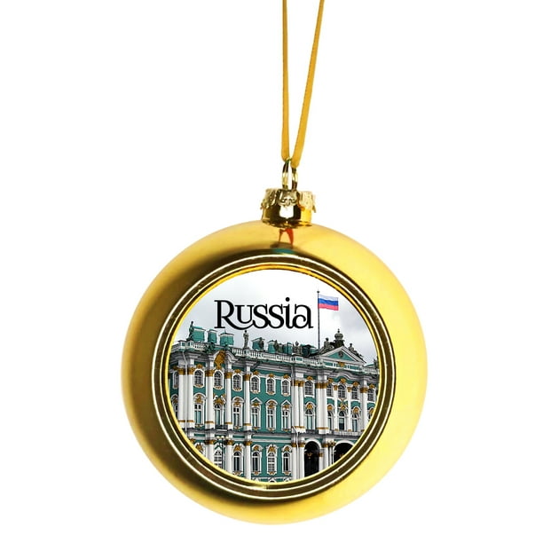 Christmas Ornaments Travel Scotland Edinburgh Castle Scenic Ball