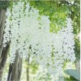 thumbnail image 6 of TASHHAR 12Pcs Wisteria Hanging Flowers Artificial Wisteria Vine Garland Fake Flower Plants Home Party Garden Wedding Decor Purple, 6 of 6