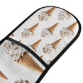 thumbnail image 4 of Yayeee Double Oven Mitt Kitchen Heat Resistant Baking 35" x7" Quilted Glove, Cartoon Ice Cream Pattern, 4 of 6