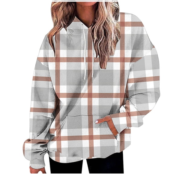 Ashirexll Womens Long Sleeve Tops, Womens Hoodies Pullover, Off Shoulder Long Sleeve Printed Regular Hooded Pullover