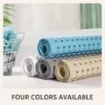thumbnail image 5 of OTHWAY Non Slip Bath Tub Shower Mat with Suction Cups, Drain Holes, Bathtub Floor Liner Mats for Inside Shower Bathroom, Machine Washable, Soft on Feet, 35x16 Inch (Brown), 5 of 9