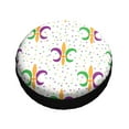 thumbnail image 3 of Kll Mardi Gras Carnival1 Tire Cover,Universal Wheel Tire Cover For Trailer, Rv, Suv, Truck,Camper And Many Vehicle,(17 Inch), 3 of 8