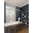 thumbnail image 2 of AFX  Twist 48" LED Pendant Light Satin Brass, 2 of 2