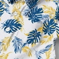 thumbnail image 4 of OGLCCG Boy's Hawaiian Shirt Tropical Casual Summer Beach Shirt with Pocket Short Sleeve Casual Button Down Tops for Youth Kids 2-15 Years, 4 of 7