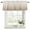 Beige, variant on Navy Blue Ombre Curtain Valances for Windows, Kitchen Valance Window Treatments Panel 2 Pack, Modern Abstract Art Gradient Aesthetics Rod Pocket Short Curtains for Bathroom Bedroom 42 x 12 Inch