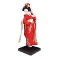 thumbnail image 2 of Muñeca geisha japonesa étnica, figura coleccionable, estilo vintage, colección artesanal. Estilo E, 2 of 9