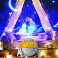 thumbnail image 4 of Yeacher LED Star Projection Lamp Rotatable Starry Projector Light Night Light Bedroom Atmosphere Light For, 4 of 8