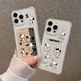 thumbnail image 3 of New Cartoon Cute Dog Card Hold Case For iPhone 16 15 14 13 12 11 Mini Pro Max X XR XSMax 7 8 Plus S-Snoopys Cover tzw, 3 of 7