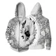 thumbnail image 2 of Sudadera con capucha para hombre con estampado floral sencillo y elegante Sudadera con capucha para hombre con estampado personalizado Ropa para hombre moderna y cómoda Sudadera con capucha con cremal, 2 of 5
