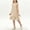 Beige, variant on CIAKGIAF Girls Dress Summer Plaid Button Casual Round Neck Comfortable Sleeveless Dresses Pink for 2-3 Years