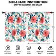 thumbnail image 2 of Blackout Kids Curtains,Pioneer Flower Floral Print Pattern Childrens Insulated Curtains Set Of 2,Bedroom Essentials,Toddler Room Decor 42"x54", 2 of 5