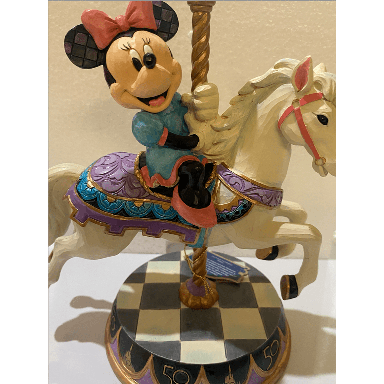 WDW メリーポピンズ ミニーマウス カルセール フィギュア Disney Parks Jim Shore 50th Minnie Mouse Charming Carousel