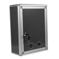 thumbnail image 5 of Milisten 1Set Aluminum Alloy Wall Mounted Post Boxes for Commercial and Business Use 12.8X9.6X4.3in, 5 of 8