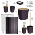 thumbnail image 3 of Hearth & Harbor 20 Piece Bamboo Bathroom Sets, Purple Bathroom Accessories Sets for Minimalistic Bathroom Décor, 3 of 8