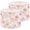 Color 2, variant on Linen Drum Lampshades Pink White Floral Roses Daisies Green Leaves 13"x13"x10" Light Shade for Table Lamps Floor Lamp Shades Lampshade Replacement Assembly Required