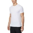 thumbnail image 3 of Mens 2pack Short Sleeve Crew Neck Wicking Tee, White, XLarge, 3 of 3