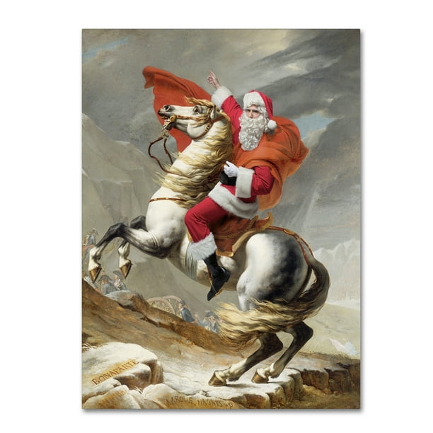 Trademark Fine Art 'David-Napoleon Crossing The Alps May ...
