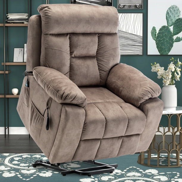 BTMWAY Wide Seat Power Lift Recliner, Oversize Electric Lift Chair with