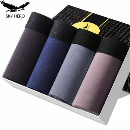 

4pcs/Lot Men s Panties Underpants Cueca Boxers Underwear Cotton Thermal for Man Breathable Homme Sexy Soft Male Shorts