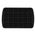 thumbnail image 2 of Cake Make 24-Cavity Silicone Brownie Squares Baking Mold Chocolate Mold Bakeware/ Square 24-Grid Silicone Cake Mold Chocolate Mold Black, 2 of 5