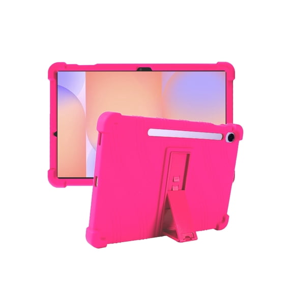 HYRACPO Silicone Case for Galaxy Tab S10 Lite 10.9 inch, Soft Flexible Shockproof Protective Tablet Cover, Anti-Scratch & Lightweight Slim Design-Rosered