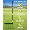 thumbnail image 5 of Broadfork Garden Tool, 5-Tine Heavy Duty Broad Fork, Manual Hand Tiller with 58 Inch Ergonomic Handle, Pitchfork Digging Fork for Cultivating Spading Crushing Aerating Gardening Soil$$Garden & Patio, 5 of 7
