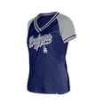 thumbnail image 3 of Women's New Era  Royal Los Angeles Dodgers Gameday V-Neck T-Shirt, 3 of 4