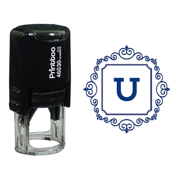 Printtoo Office Stationary Stamp SCANNED Self Inking Rubber Stamp-Black