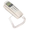 thumbnail image 5 of KXT777CID Corded Wall Mount Telephone with Calendar LCD Display Redial Function Landline for Hotel Home Office (White), 5 of 5