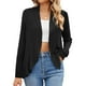thumbnail image 1 of Top marrón,Cárdigan de manga larga para mujer, blusa informal de color liso, blusa de poliéster, suave y cómoda, para usar en casa, sopatenor, 1 of 7