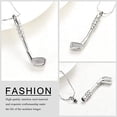 thumbnail image 2 of Cremation Golf Clubs Jewelry for Ashes Urn Necklace Keepsake 316L Stainless Steel Memorial Pendant, 2 of 5