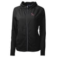 thumbnail image 2 of Women's Cutter & Buck Black Clemson Tigers Adapt Eco Knit Hybrid Recycled Full-Zip Hoodie, 2 of 3