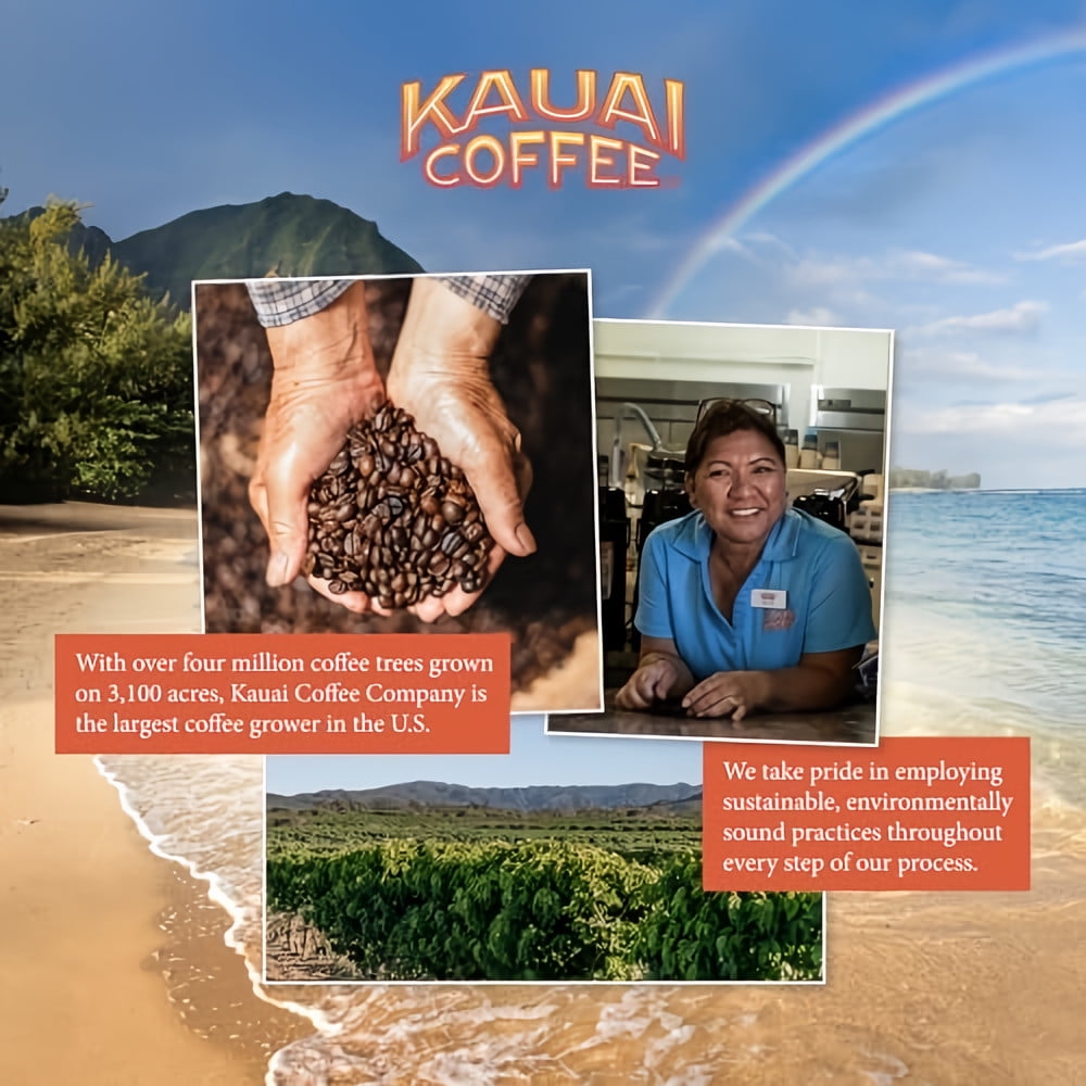 Kauai Coffee Keurig K-Cup Pods - Garden Isle Medium Roast (Pack of 3)