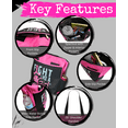 thumbnail image 5 of Fight Like a Girl Knockout Dakota 5-Pocket Tote Bag for Breast Cancer Awareness - Pink, 5 of 6