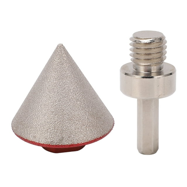 Broca de biselado de diamante Jadeshay 48 mm con Convertidor y Caja de almacenamiento