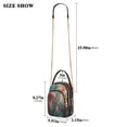 thumbnail image 2 of FORMRS Crossbody Bag for Women Quilted Travel Shoulder Cell Phone Purse with Chain Strap Handbag, Psychedelic Forest, 2 of 7