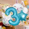 thumbnail image 5 of Easter Themed Number Balloons For Holiday Party And Birthday Celebrations With Metallic Gold Shine Event & Party, 5 of 5