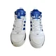 thumbnail image 5 of Adi-das Bounce Mens 12 Mid High Top Basketball Shoes-White Green Trim 657001, 5 of 6