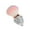 White, variant on Yoofe Diamond Shaped Nail Makeup Brush with Soft Bristles Multi Functional Applicator for Nail Art and Makeup for Home Manicure and Beauty Sturdy and Comfortable Design-Orange