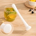 thumbnail image 5 of Honeeladyy Cocktail Muddler for Mixing Drinks, Plastic Bar Tool for Crushing Mint, Fruit, Ice, and Herbs, Lemon Smasher and Drink Mixer for Home Bar, Kitchen, Party or Bartending Use, White, 5 of 6