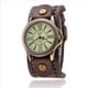 thumbnail image 1 of Reloj de cuarzo para mujer, relojes para mujer CCQ, reloj vintage de cuero, reloj de pulsera para hombre y mujer, reloj de cuarzo, 1 of 1