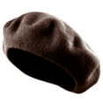 thumbnail image 2 of TZ Promise Women's Beret Hat French Style Artist Cap Solid Color TZ Promise Wool Casual Classic, 2 of 4