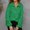 Green, variant on Women Sweaters Women Casual Long Sleeve Half Zip Pullover Sweaters Solid V Neck Collar Knitted Loose Slouchy Jumper Sweaters Tops