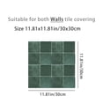 thumbnail image 4 of 10 Pcs, 3D Peel and Stick Tile, 11.8"×11.8" 10-Sheet PVC Square Peel and Stick Backsplash for Kitchen Stick on Tiles for Bathroom, Living Room, Fireplace, Wall Decor, 4 of 7