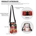 thumbnail image 6 of HELLHERO Floral Pattern Crossbody Bags Polyester Lightweight Women Messenger Bag for Travel Daily Use, 6 of 7
